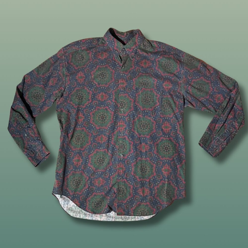 Men’s L Pattern Dress Shirt